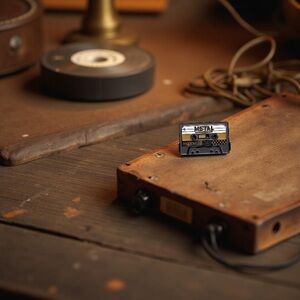 Retro Style Maxell ‘Metal’ Classic Cassette Enamel Pin • Gift • Collectible